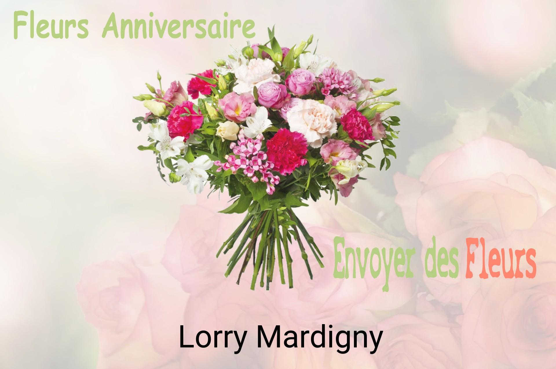 Bouquet de fleurs d’anniversaire livré à Lorry-Mardigny
