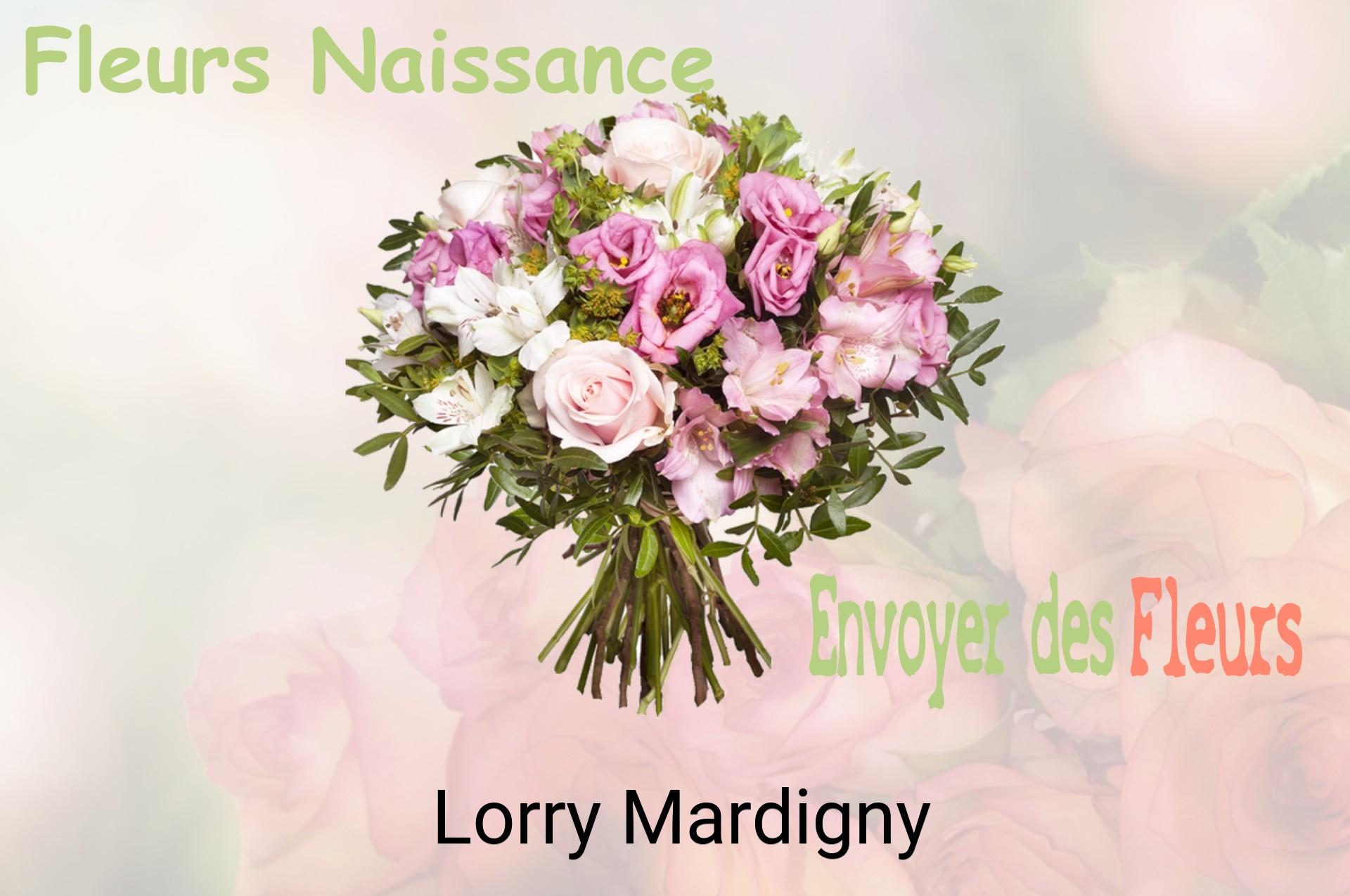 Bouquet de fleurs de naissance livré à Lorry-Mardigny
